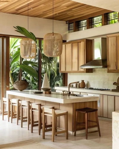 Organic modern kitchen