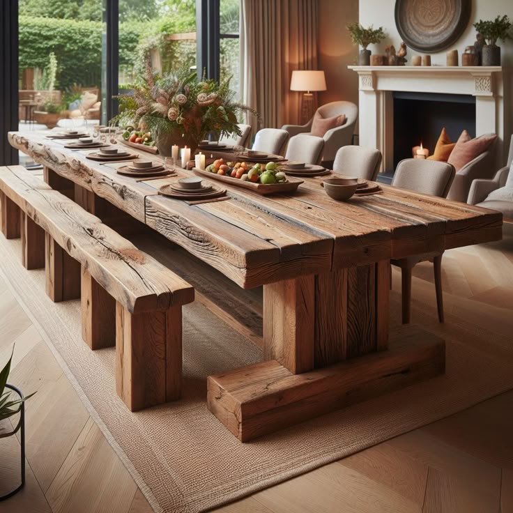 Rustic Farmhouse Style Table