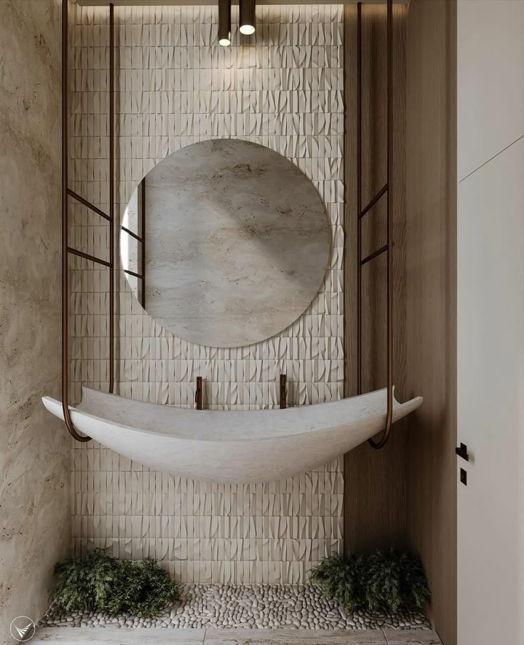 Wall-mounted designer wash basins