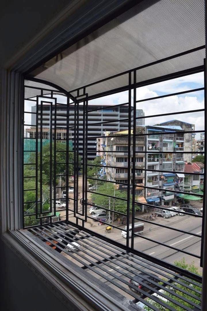 retractable window grills