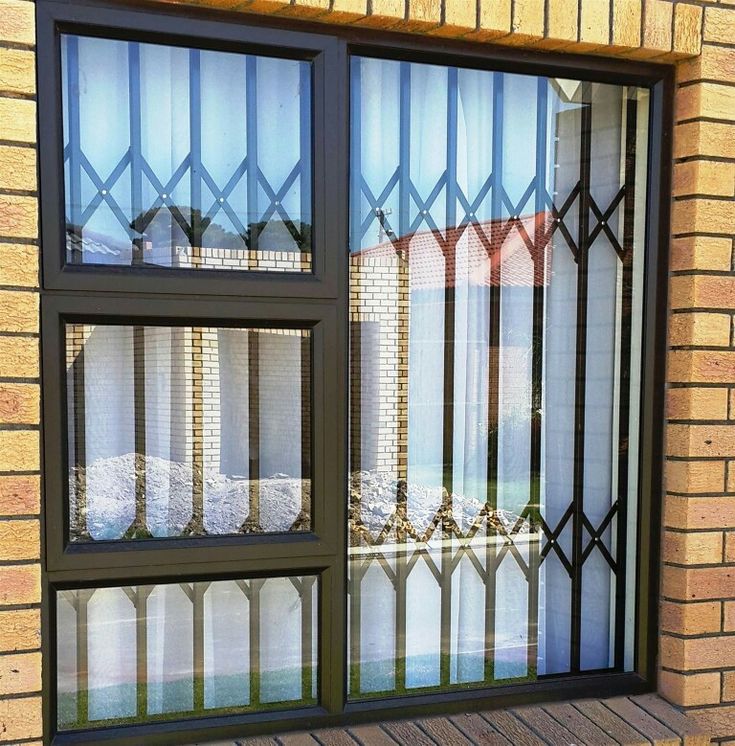 retractable window grills