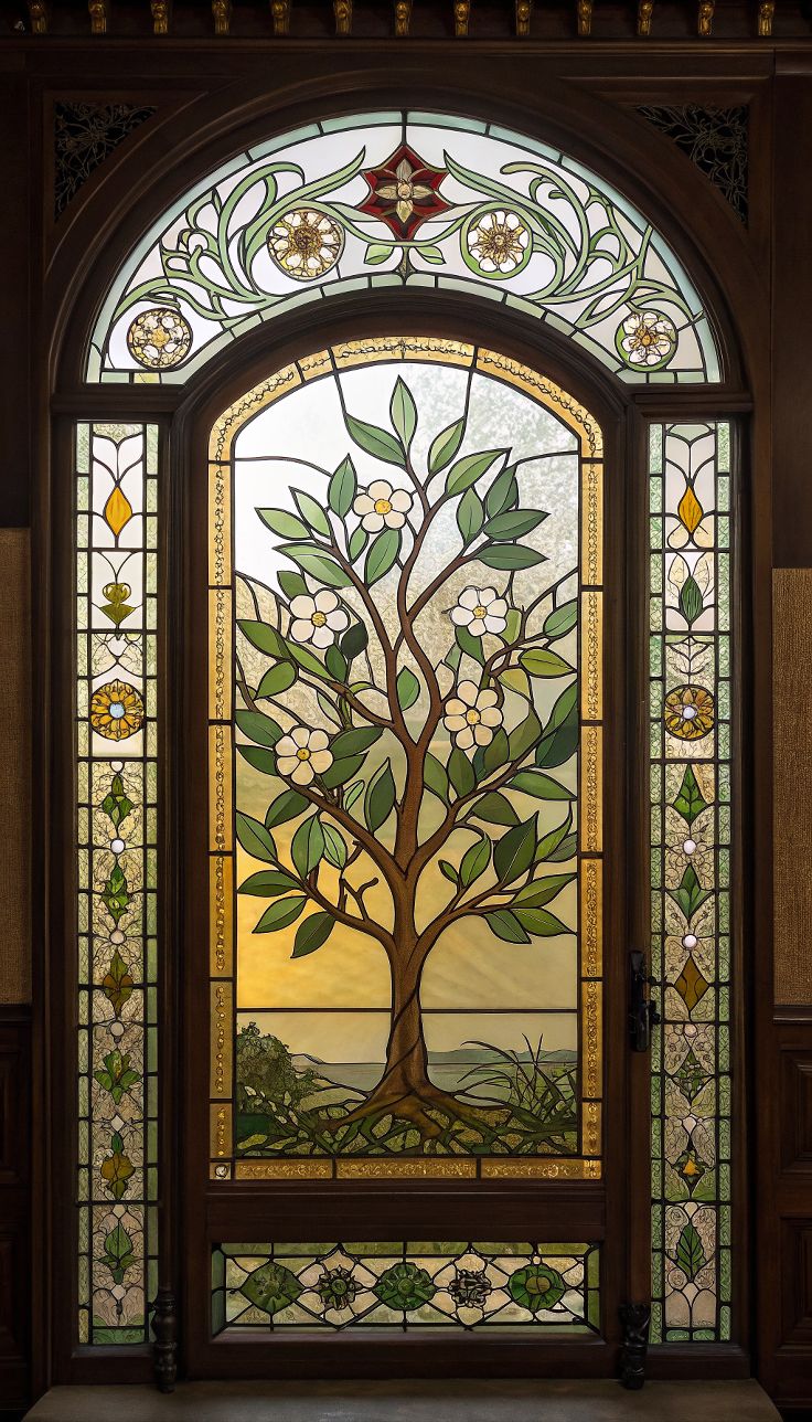 stained glass window designs