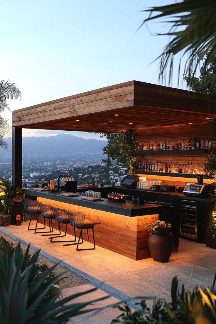 Rooftop lounge design ideas