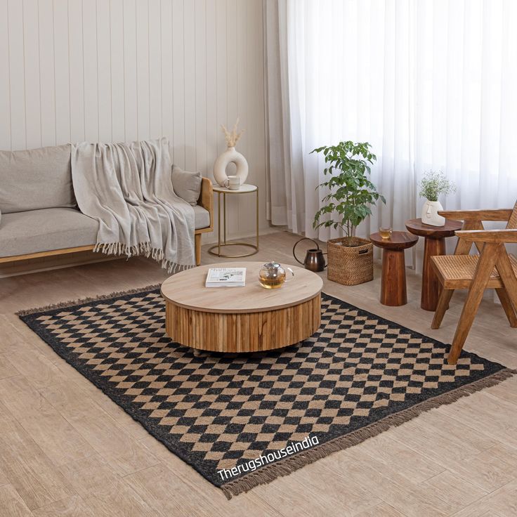 Natural Fiber Rugs for Living Rooms 