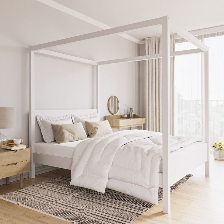 Modern four poster beds