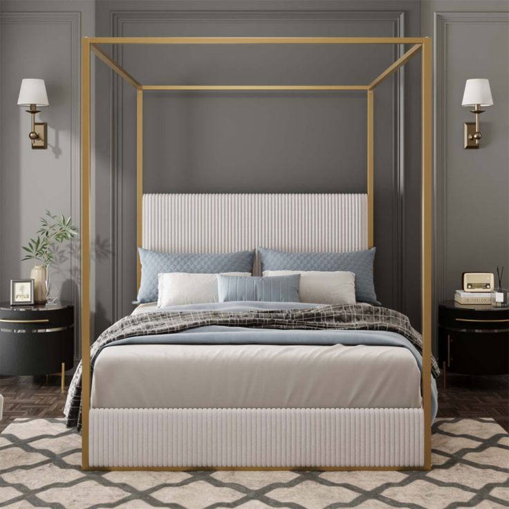 Modern four poster beds