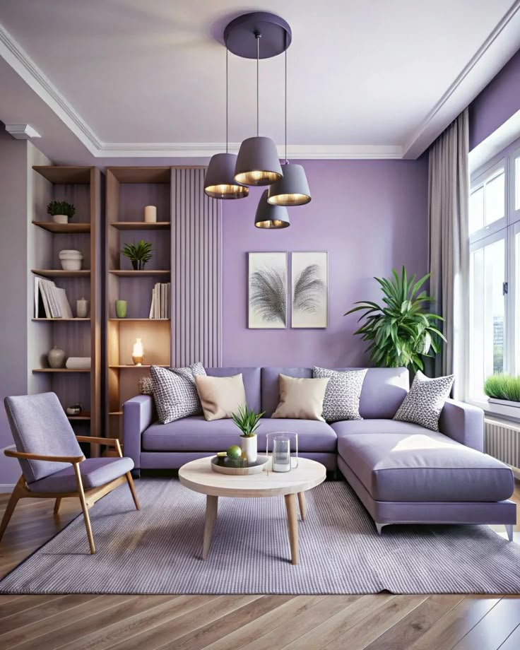 Living Room Colour Drenching Ideas 