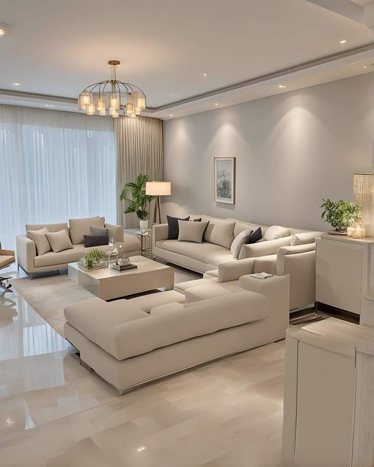Living Room Colour Drenching Ideas 