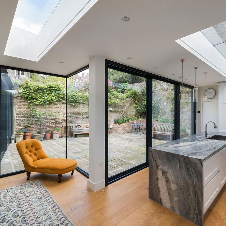 corner glass walls