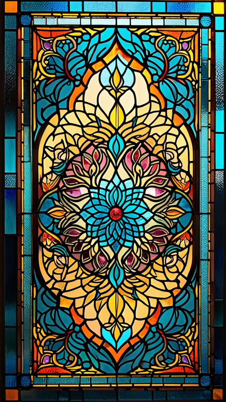 stained glass window designs
