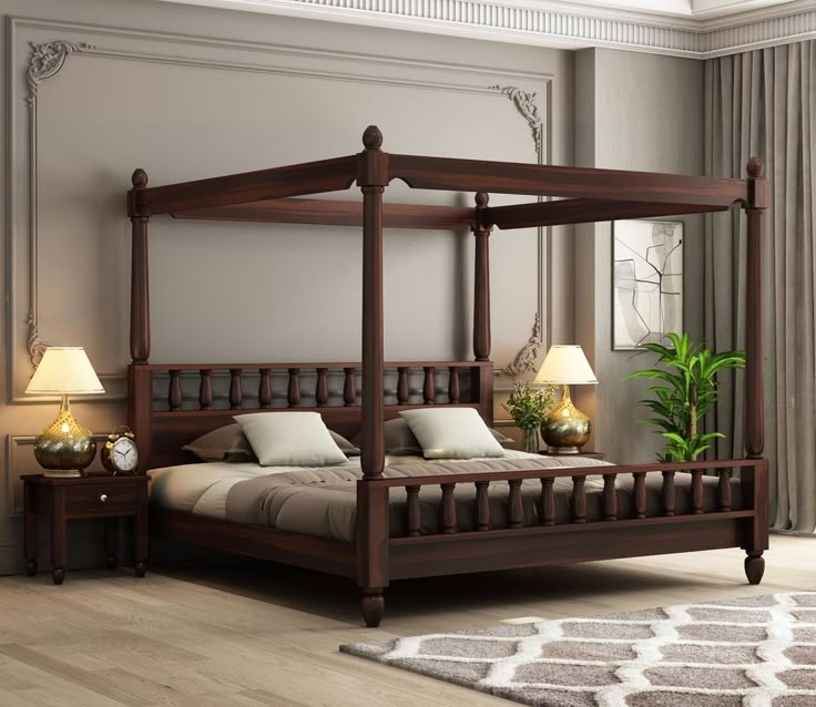 Modern four poster beds