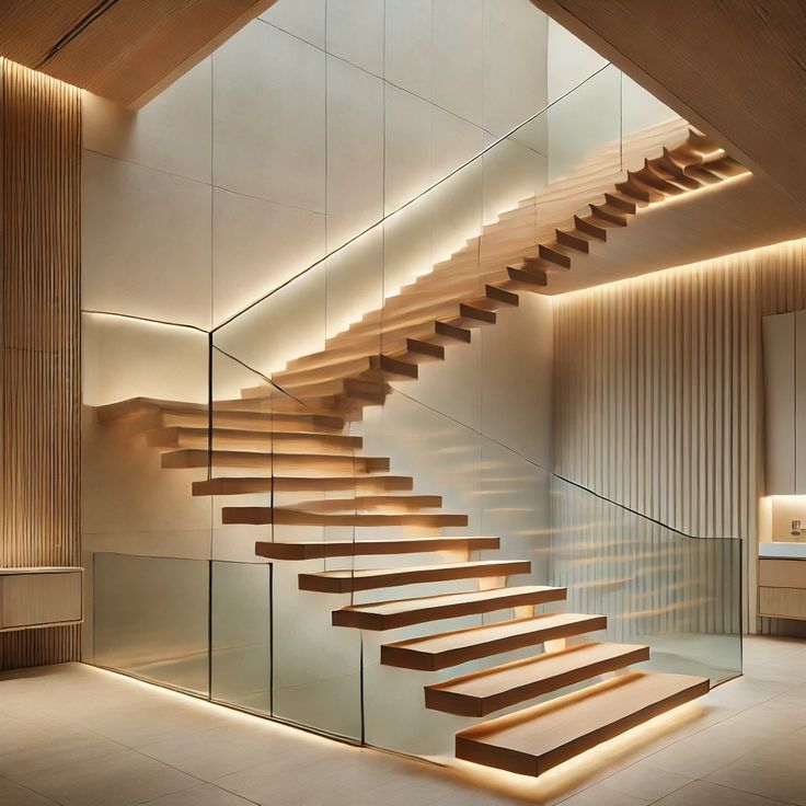 floating staircase designs