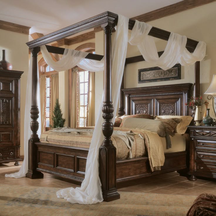 Modern four poster beds