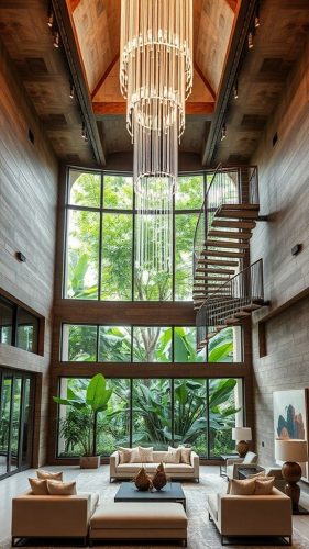 Double Height Living Room