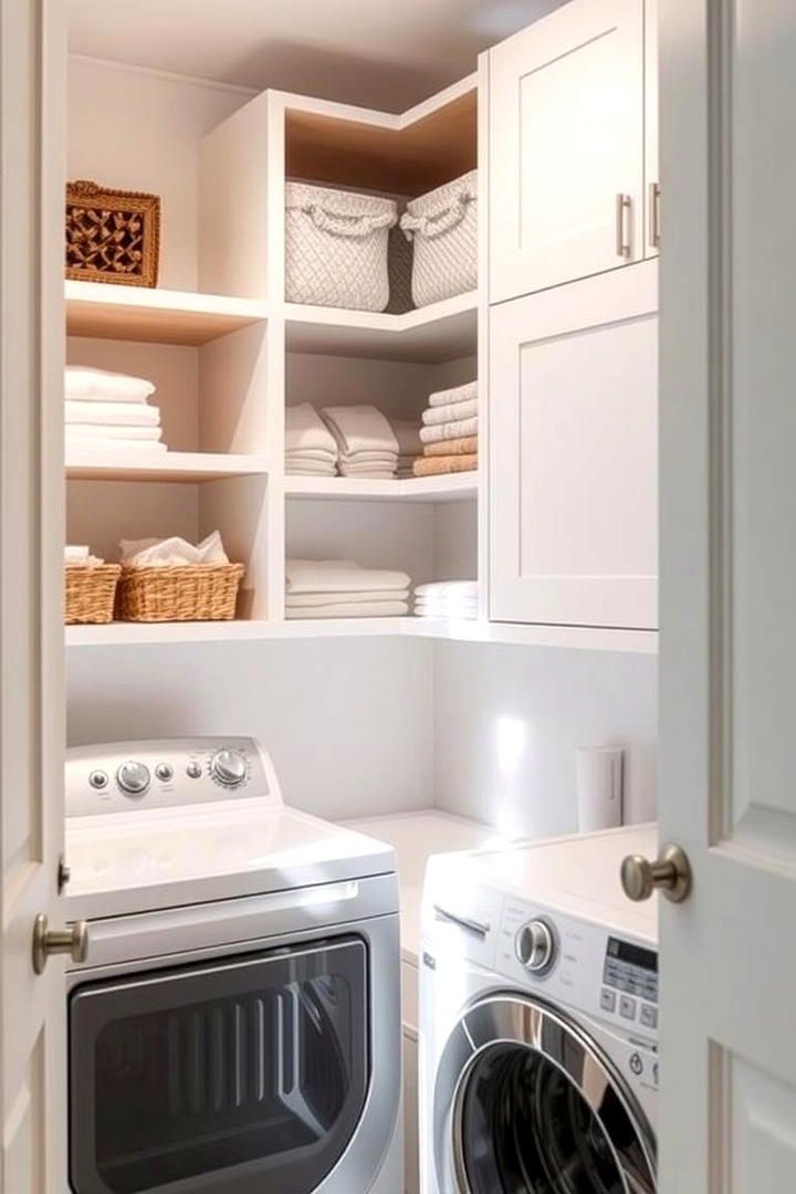 Compact laundry room design