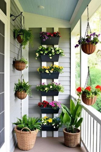 Indoor hanging planters