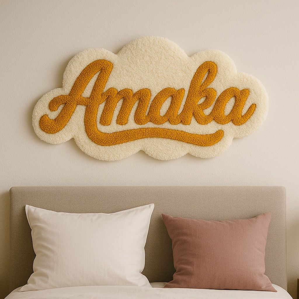 Tufted wall art