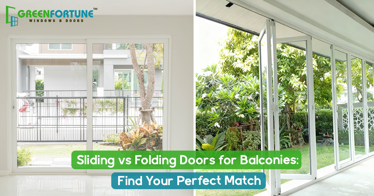 Sliding vs folding doors for balconies