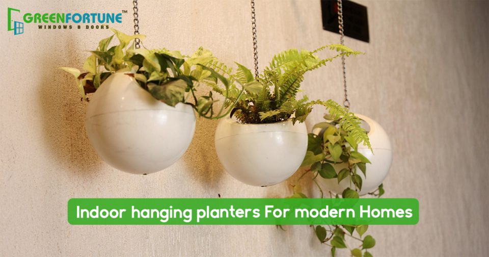 Indoor hanging planters