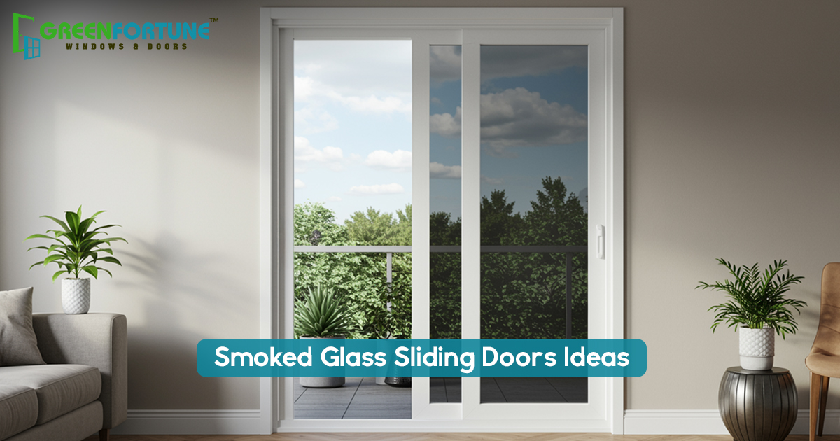 Smoked Glass Sliding Doors