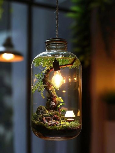Indoor hanging planters