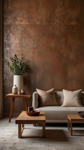 mud plaster wall interiors