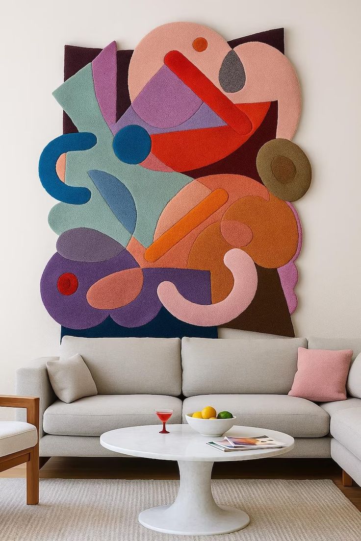 Tufted wall art