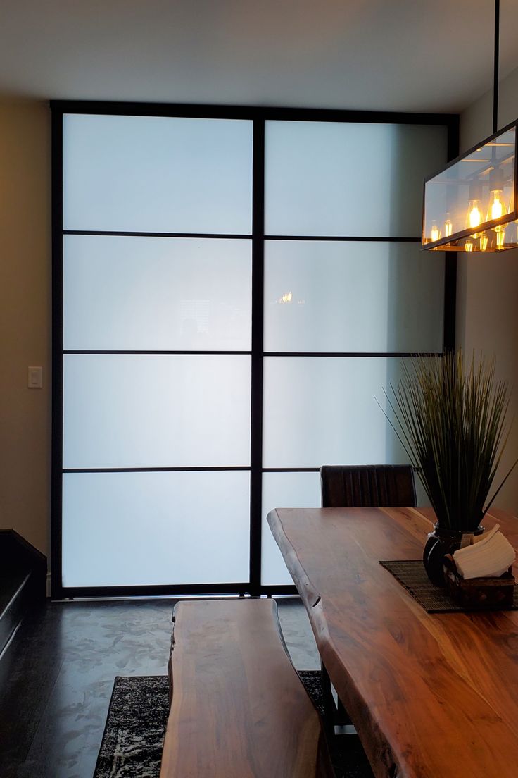 Smoked Glass Sliding Doors
