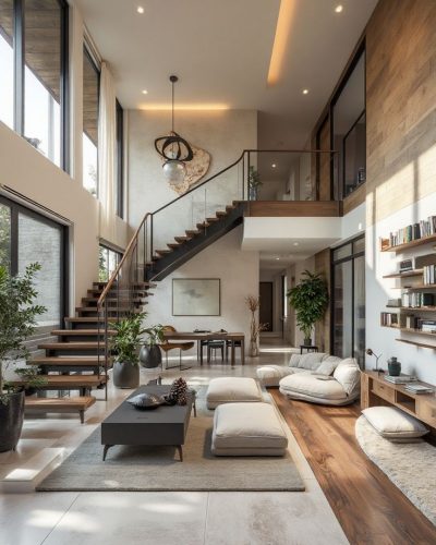 Double Height Living Room