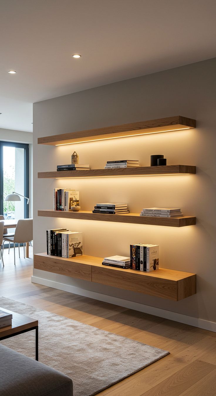 multi-level storage shelves