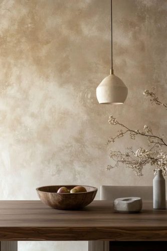 mud plaster wall interiors