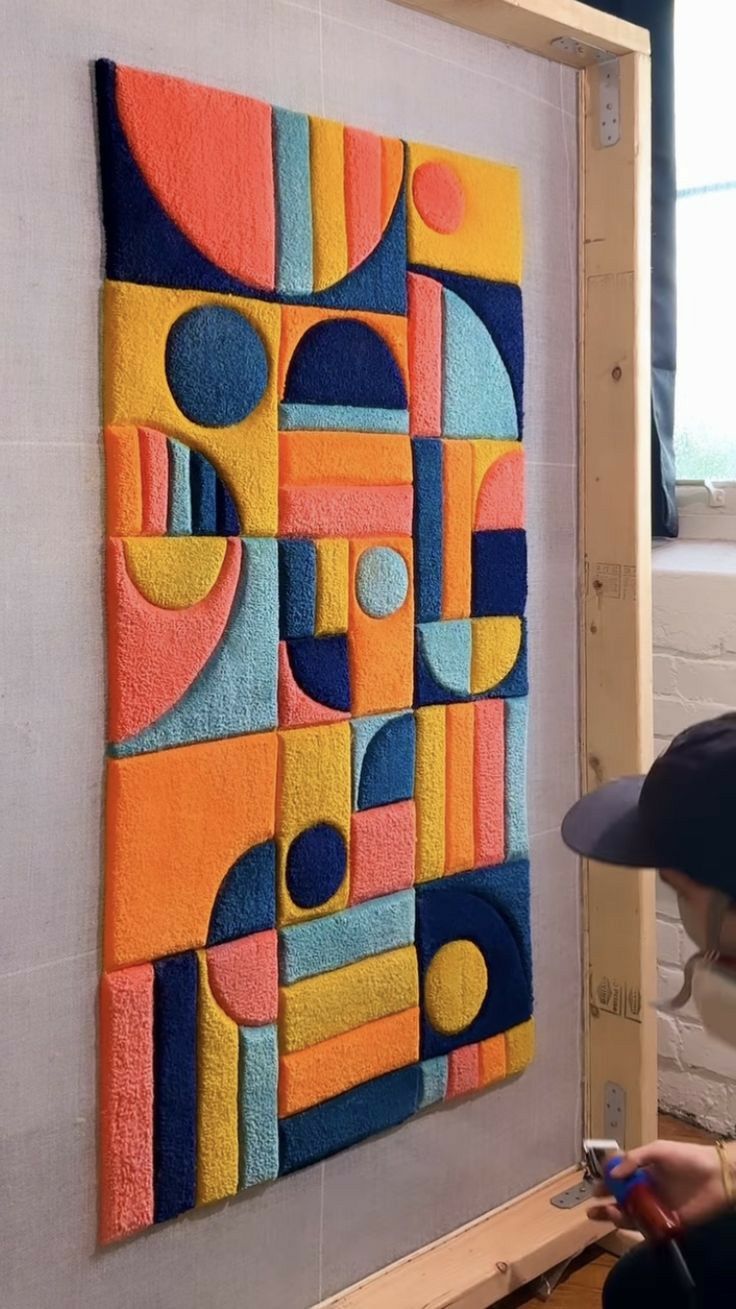 Tufted wall art