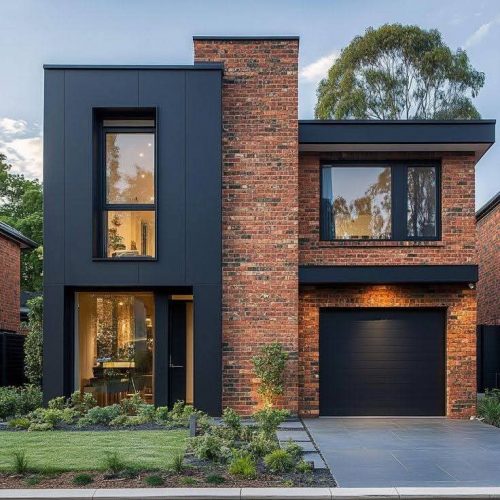 glass facade house design