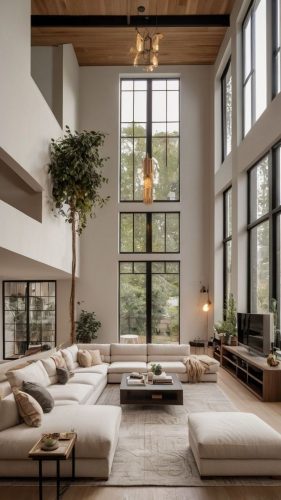 Double Height Living Room