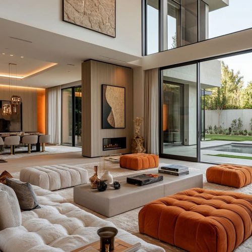 Double Height Living Room