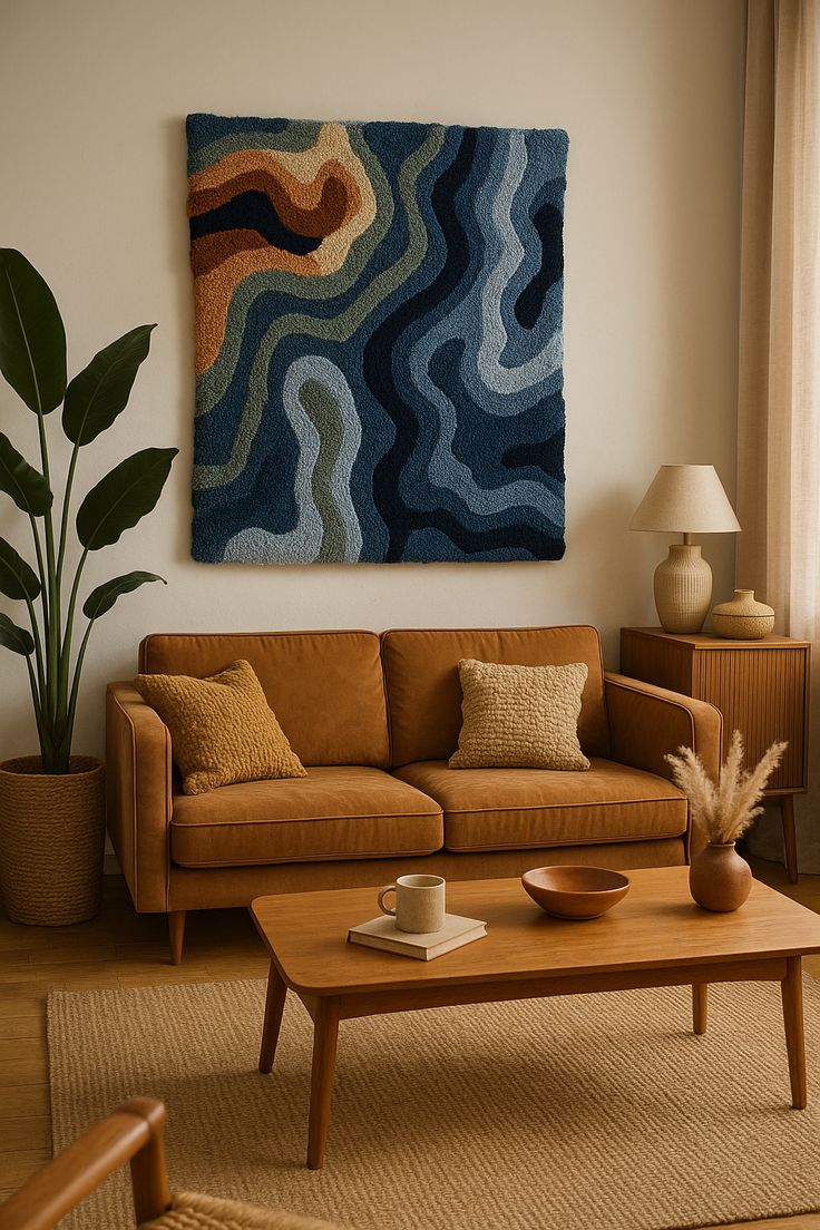 Tufted wall art