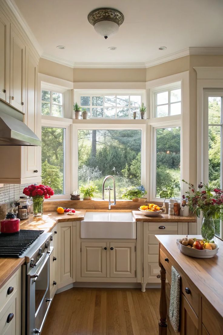 kitchen window design