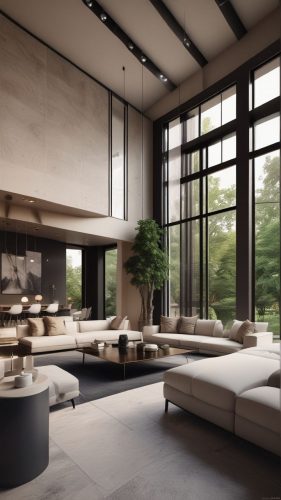 Minimalist Villa Interiors Design 