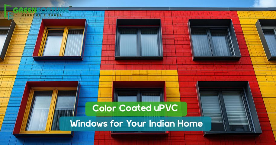 Color Coated uPVC Windows
