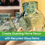 recycled glass decor items