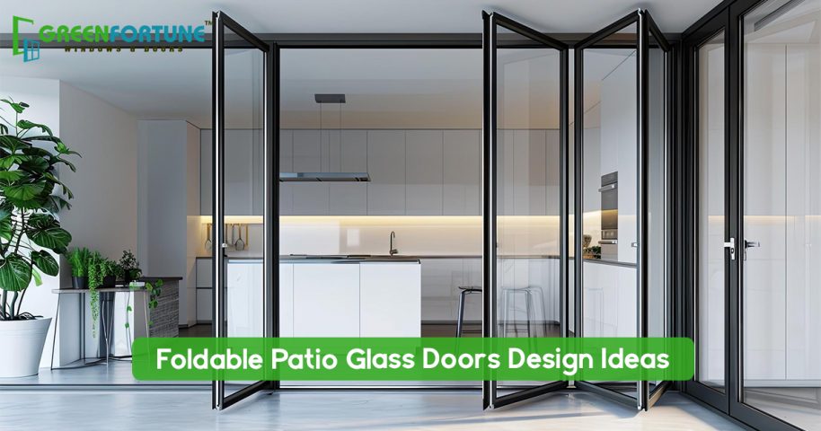 foldable patio glass doors