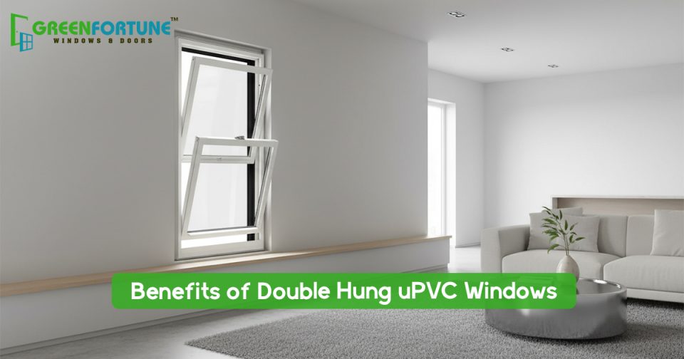 double hung uPVC windows