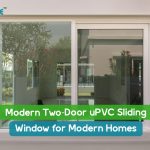Modern 2-Door uPVC Sliding Window