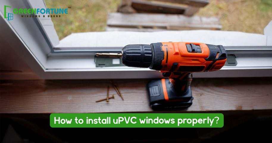 uPVC window installation process