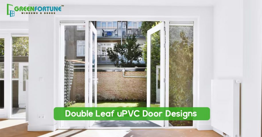 double leaf uPVC door