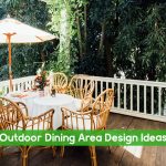outdoor dining area design