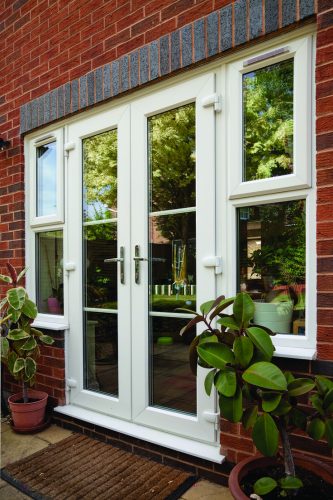 contemporary French uPVC doors