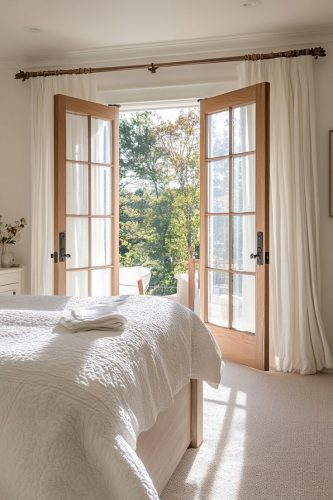 double leaf uPVC door