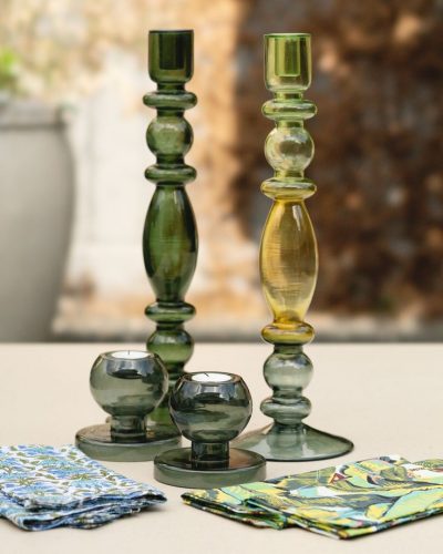 recycled glass decor items