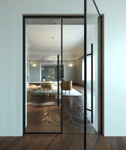 Minimalist Glass Door Trends